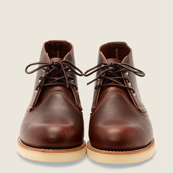 Red Wing Heritage Sko Work - Chukka Oil-Slick Læder - Brune - Herre 3864-YHXTI